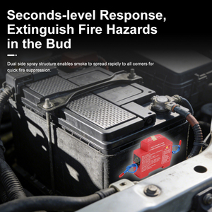 Mini <span class=keywords><strong>Estintore</strong></span> Automatico ad Aerosol da 10g con Avvio Termico a 170°C, Dispositivo Antincendio per Montaggio su Guida DIN per Quadri Elettrici - Product Image 4