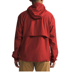 OEM Custom Logo Men's Waterproof Windproof Athletic <b>Hooded</b> Windbreaker <b>Jacket</b> Leather Fabric <b>Fur</b> Gym Running Outdoor Sports - Product Image 2