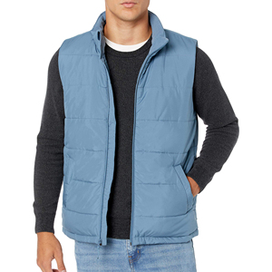 Men's Outdoor Puffer Vest - Breathable, Water-Resistant, and Perfect for <b>Camping</b>, Running, or Casual Use - Wholesale Service - Product Image 1