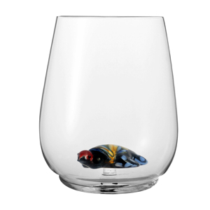 Ensemble de verres à vin sans pied soufflés à la main à paroi mince Verrerie de luxe colorée de 7 oz pour l'élégance et le style - Product Image 5