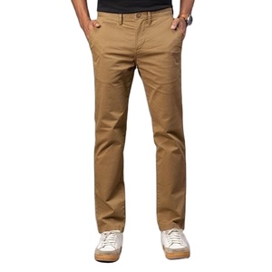 Pantalones Chinos de Lona Populares, Algodón Premium, Diseño Personalizado, la Mejor Calidad, Verano, Otoño, Primavera, Corte Recto Informal - Product Image 1