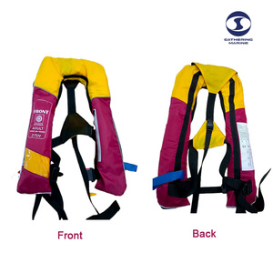 Giubbotto di Salvataggio Gonfiabile Multifunzionale Tipo 150N Staccabile per Sicurezza Marina - Product Image 2