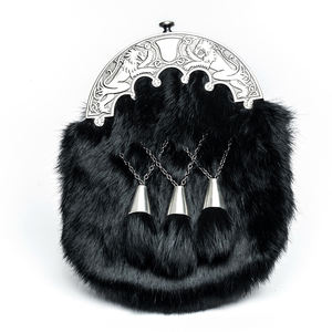 Sporran de piel de conejo de fabricación profesional, último diseño, duradero, ligero, personalizable, logotipo de Color, accesorio de fiesta escocés - Product Image 1