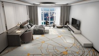 Fabriqué en Chine tapis usine personnalisé nylon imprimé tapis doux et confortable 5 étoiles chambre d'hôtel tapis mur à mur
