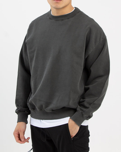 Sudadera Personalizada con Logotipo Negro para Hombre, 100% Algodón, Felpa, Cuello Redondo, Bordada, Lisa, Ropa de Invierno, OEM, ODM, al por Mayor, Estilo Urbano - Product Image 6