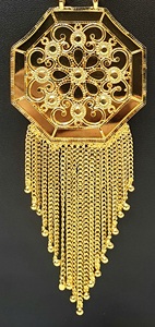 Juego de Joyería de Moda de Alta Gama con Colgante Chapado en Oro de 24 Quilates de Dubái, 6 g, Chapado Pesado, Colección Exclusiva, Mejor Precio - Product Image 4