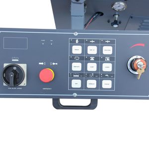 Scie à ruban horizontale BS-1810GC 18"x9.8" avec côtés pivotants, panneau de commande mobile et touches tactiles pour 13 outils de coupe et de formage - Product Image 1