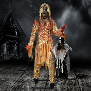 Modelo de fantasma de terror animatrónico interior eléctrico para centro comercial, guardería pública, decoraciones de terror, sala de <span class=keywords><strong>Escape</strong></span> - Product Image 2