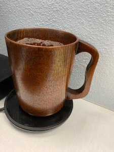 Taza de Madera Hecha a Mano para Té y Café, Taza de Viaje para Hombre, Taza de Camping con Asa, Jarra de Vino, Jarra de Cerveza para Hombre, Regalo, Taza Vikinga - Product Image 3