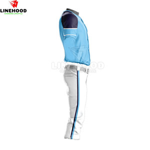 Conjuntos de uniformes de béisbol y softbol transpirables hechos a medida OEM venta al por mayor con estilos de nombre de equipo - Product Image 4