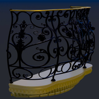 Juliet Designs TTD Garde-corps de balcon moderne de luxe en fer forgé, fonte, acier inoxydable et aluminium, garantie 1 an