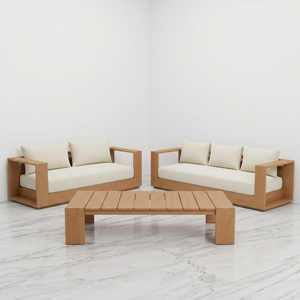 Fabricante de Sofás de Teca Personalizados para Hoteles en Indonesia, OEM ODM, Sofá Tapizado de Madera Sólida de Grado Comercial, Proveedor Mayorista - Product Image 4
