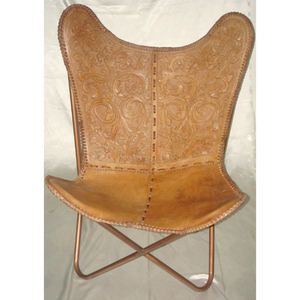 เก้าอี้หนังผีเสื้อสีดำดีไซน์แบบหรูหราเก้าอี้โลหะที่นั่งแบบนิ่มเก้าอี้ตกแต่งสำหรับงานแต่งงานแฟนซีเฟอร์นิเจอร์ห้องนั่งเล่น - Product Image 6