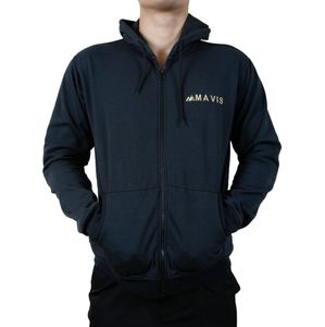 Sweat à capuche unisexe en coton mélangé de qualité supérieure brodé Street Fashion Style Solid Pattern Winter Season Hooded Collar - Product Image 6