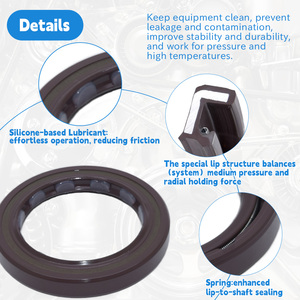 Sello de Aceite de Goma para Eje de Bomba Hidráulica Bondioli y <span class=keywords><strong>Pavesi</strong></span> Modelo M4PV50-45 30*42*6 - Producto de Alta Calidad - Product Image 2