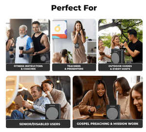 WinBridge S90 Speaker sistem PA portabel, 30W 2 mikrofon genggam nirkabel 5V pengisian USB AUX musik Play penguat suara - Product Image 6