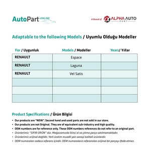 Clips en plastique pour lève-vitres Renault Espace, Laguna, Vel Satis - 100 pièces - Product Image 3