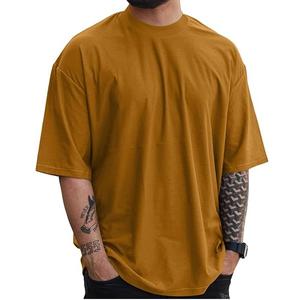 T-shirts pour hommes de grande taille de haute qualité, 100% coton, tissu Oxford, 180g, respirant, écologique, manches courtes, style streetwear, personnalisable - Product Image 1