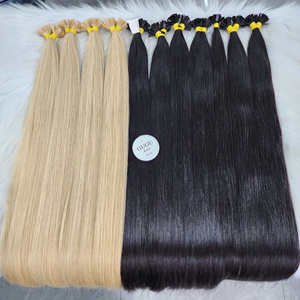 Extensiones de Cabello Humano 100% Vietnamita Rubio Liso y Ondulado con Punta Plana de Doble Queratina, Pre-Adheridas, Calidad 12A Virgen - Product Image 5