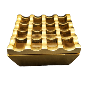 Hot Diamond Shape Home Desktop Cendrier Accessoires pour fumeurs Luxe durables Cendrier en métal Vaisselle - Product Image 5