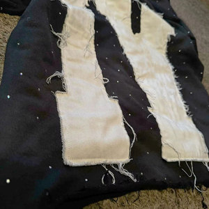Sweat à capuche uni pour homme personnalisé, haute qualité, 100% coton, respirant, avec poche, design pull-over, délavé au soleil, broderie en strass, décontracté - Product Image 2