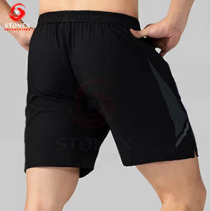 กางเกงขาสั้นลำลองสำหรับผู้ชาย ระบายอากาศได้ดี แห้งเร็ว มีเชือกผูกเอว เหมาะสำหรับออกกำลังกาย วิ่ง เทรนนิ่ง กิจกรรมกลางแจ้ง รับทำโลโก้ตามสั่ง OEM - Product Image 2