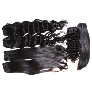 ผมแท้แบบ Remy สำหรับต่อผมลอนธรรมชาติแบบหลวมกระชับสองชั้น - Product Image 6