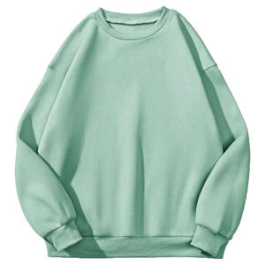 Sudadera de Cuello Redondo para Hombre, Premium, 100% Algodón, Felpa, Diseño Estampado en Relieve, Transpirable, Ecológica, Tejido de 240g - Product Image 1