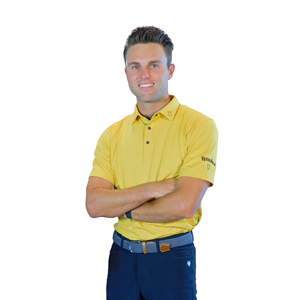 เสื้อแจ็คเก็ตกอล์ฟผู้ชาย Handee Gold Tone ผ้าถักโพลีเอสเตอร์ 100% แห้งเร็ว - Product Image 1