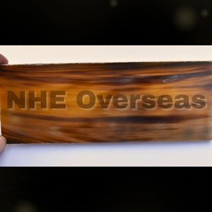 Placas de cuerno de búfalo marrón medio de primera calidad, hojas artesanales pulidas y sin pulir naturales para la fabricación de marcos de gafas - Product Image 2