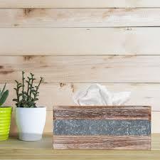 Galvanized Metal Steel Tissue Box Holder Rust-Resistant and Durable - Product Image 5