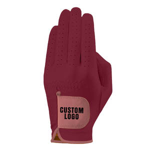 Gants de golf respirants pour hommes à gauche Couleurs fraîches Véritable cuir de mouton Cabretta Support de poignet solide Équipement de sport pour adultes - Product Image 4