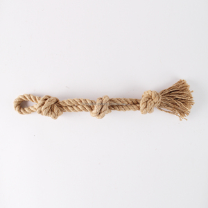 Triple Knot Hemp Tug Dog Toy OEM ODM Vietnam Manufacturer Bulk Supplier Wholesale Eco Friendly <b>Rope</b> Toy For Training And Play - Product Image 3