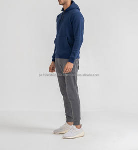 Sweat à capuche en molleton de coton décontracté tendance pour hommes avec capuche Sweat à capuche pour hommes en tissu molleton de coton - Product Image 3