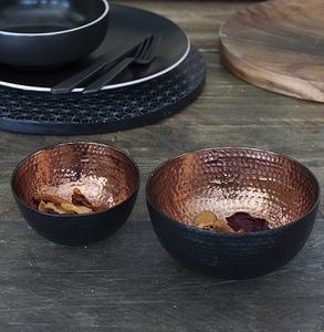 Porte-bougie en fer au design unique, pot à bougie noir à finition martelée pour la décoration de la maison, Noël, écologique, luxueux et unique - Product Image 5