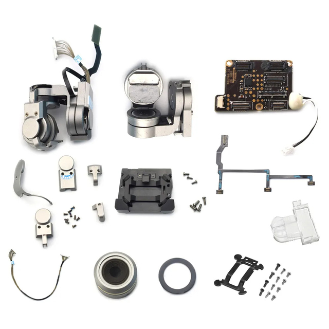 For DJI Mavic Pro Gimbal Repair Parts Accessories Arm Motor Cover Camera Lens Frame Flex Cable Signal Line Motherboard Bracket