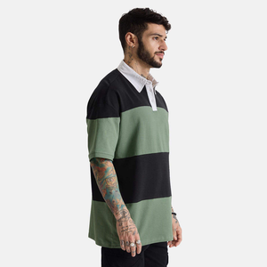 De talla grande para hombre, camisas de punto de algodón con estampado Digital, manga corta, secado rápido, transpirable, ajuste cómodo, ropa informal 2025 - Product Image 4