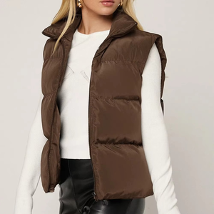 Chaqueta Acolchada con Diseño Personalizado, Chaqueta Acolchada con Capucha Estilo Urbano para Mujer, Uso Prolongado, Color Sólido, Ropa Casual - Product Image 4