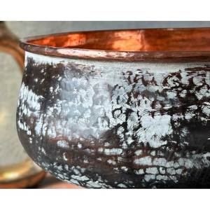 Fregadero de cobre hecho a mano de primera calidad perfecto para decoración de baño y cocina Opciones al por mayor y personalizables - Product Image 1