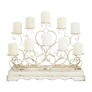 Dernier arrivage Candélabre en métal à 3 bras de luxe au design unique Maison élégante Hôtel Table Top Lighting Decor Prix de gros - Product Image 2