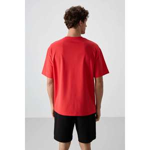 Tommylife เสื้อยืดคอกลมสำหรับผู้ชายพิมพ์ลายขนาดใหญ่88371 Fiesta-Fiesta - Product Image 5