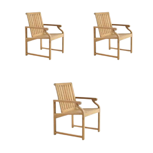 Sillas de jardín de madera para exteriores minimalistas modernas para todo tipo de clima calidad superior con el mejor precio de fábrica listo ahora - Product Image 4