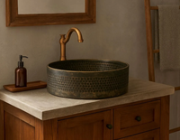 Évier en laiton de qualité supérieure, taille personnalisée, fait à la main, pour salle de bain et cuisine, sans robinet, pour fournisseur en gros, approvisionnement en vrac