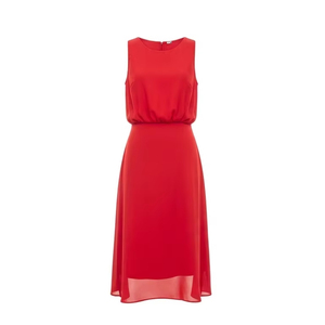 Robe décontractée sans manches en mousseline de soie, tissu léger et doux, élégante, pour les fêtes d'été, la plage, vêtements de mode pour femmes - Product Image 1