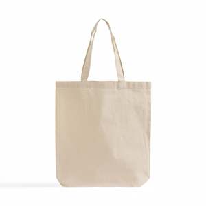 Sac fourre-tout en coton naturel 9 oz 300 GSM, options de personnalisation complètes disponibles, logo imprimé/brodé, durable - Product Image 1