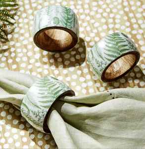 Anneau de serviette en bois de manguier de haute qualité, personnalisé, style floral, durable, écologique, toutes saisons, en stock, pour la cuisine et la salle à manger, prix raisonnable - Product Image 3