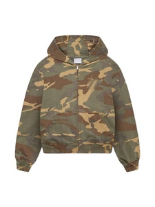 Chaqueta de Trabajo de Lona de Camuflaje para Hombre, con Capucha, Chaqueta de Trabajo de Lona Resistente Personalizada para Hombre - Product Image 1