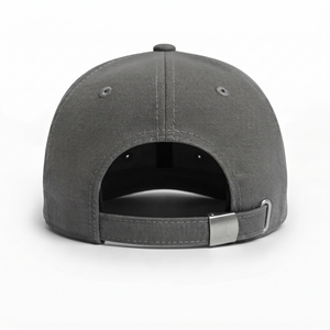 Gorra de Béisbol Gris con Visera Azul Claro, 5 Paneles, Ajustable, Unisex, Casual, con Serigrafía de Letras Personalizada - Product Image 3