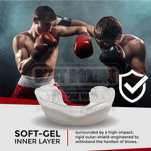 Venta directa de fábrica Protector bucal de boxeo Precio barato Protector bucal de boxeo ligero para adultos - Product Image 4