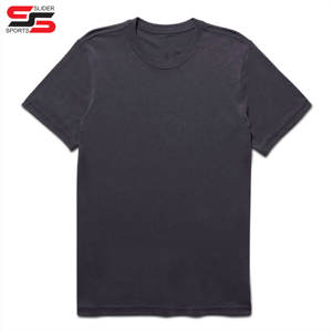 Camisa 100% algodón liso de gran tamaño para hombre, camisetas de peso pesado, espuma personalizada, logotipo de pantalla 3D, Camiseta con estampado de soplo para hombre - Product Image 6
